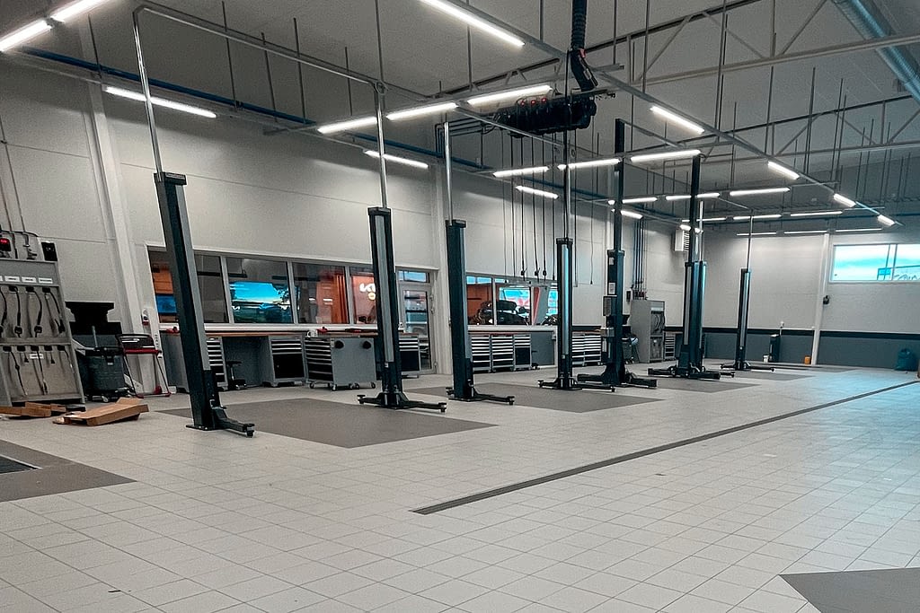 kia - verkstad - Landrins bil - lund