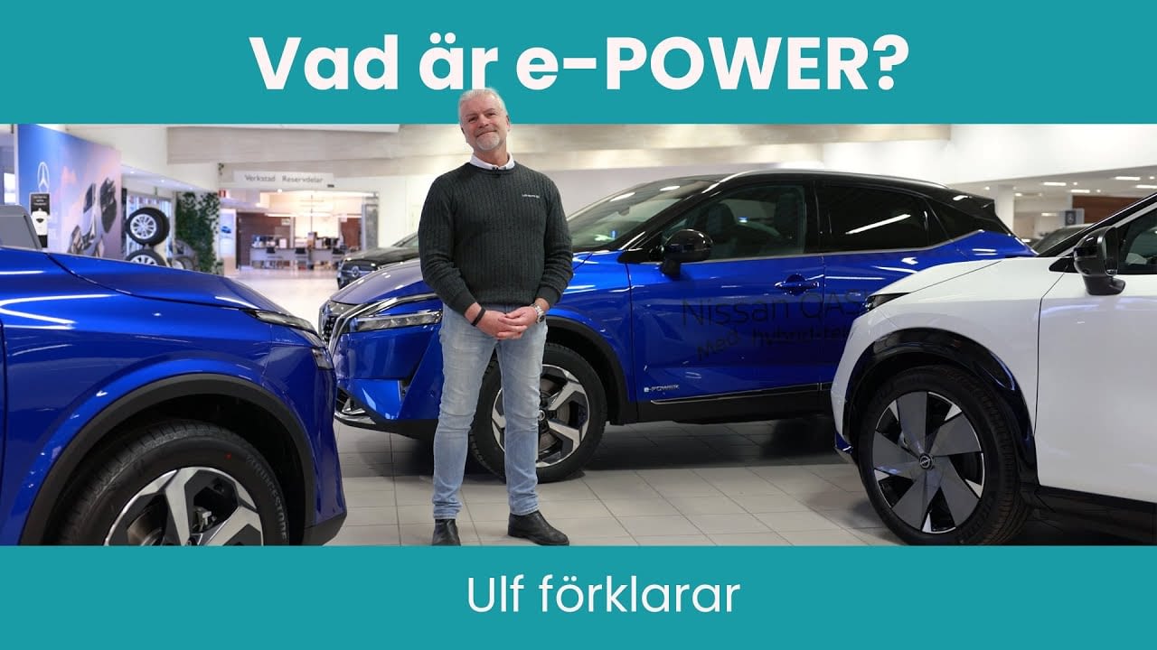 Vad är e-POWER - Nissan - Landrins Bil