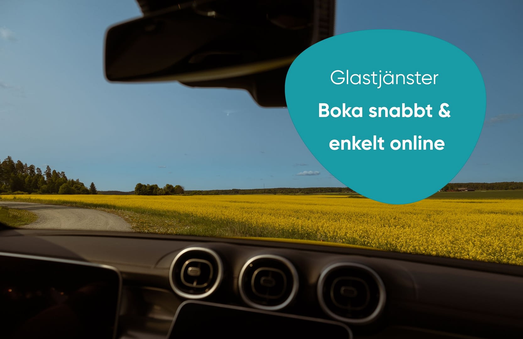 Landrins Bil - Glasruta – Sommar