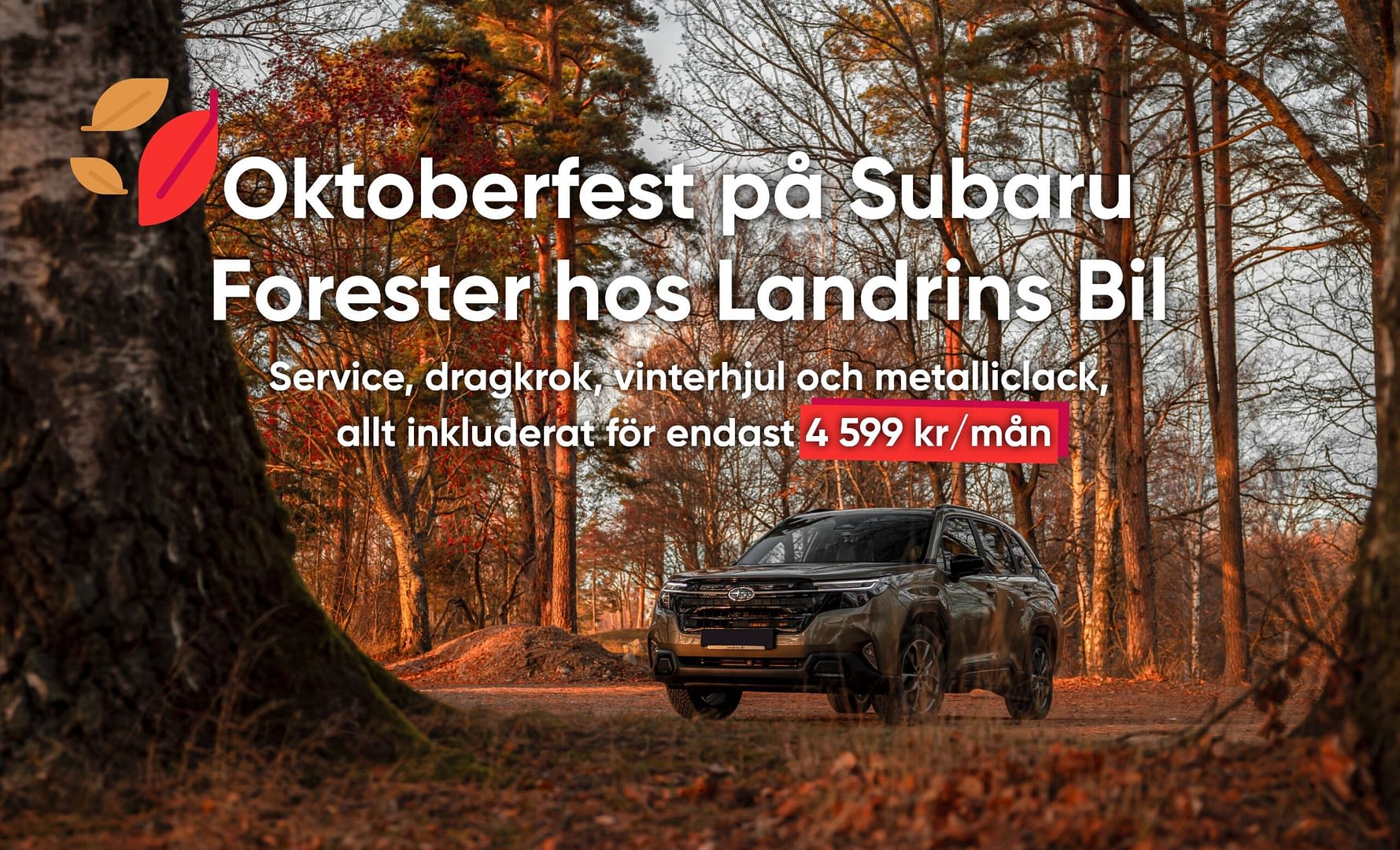 Oktoberfest Subaru Forester Landrins Bil3