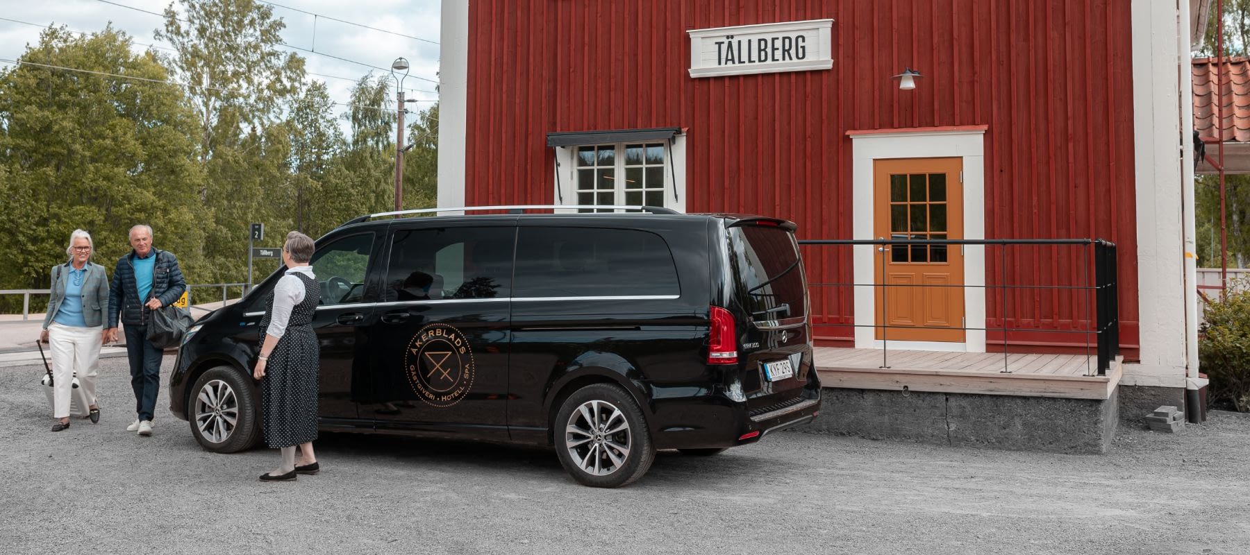 Åkerblads hotell Tällberg Mercedes-Benz EQV Eldriven Minibuss Landrins Bil Hero – 1