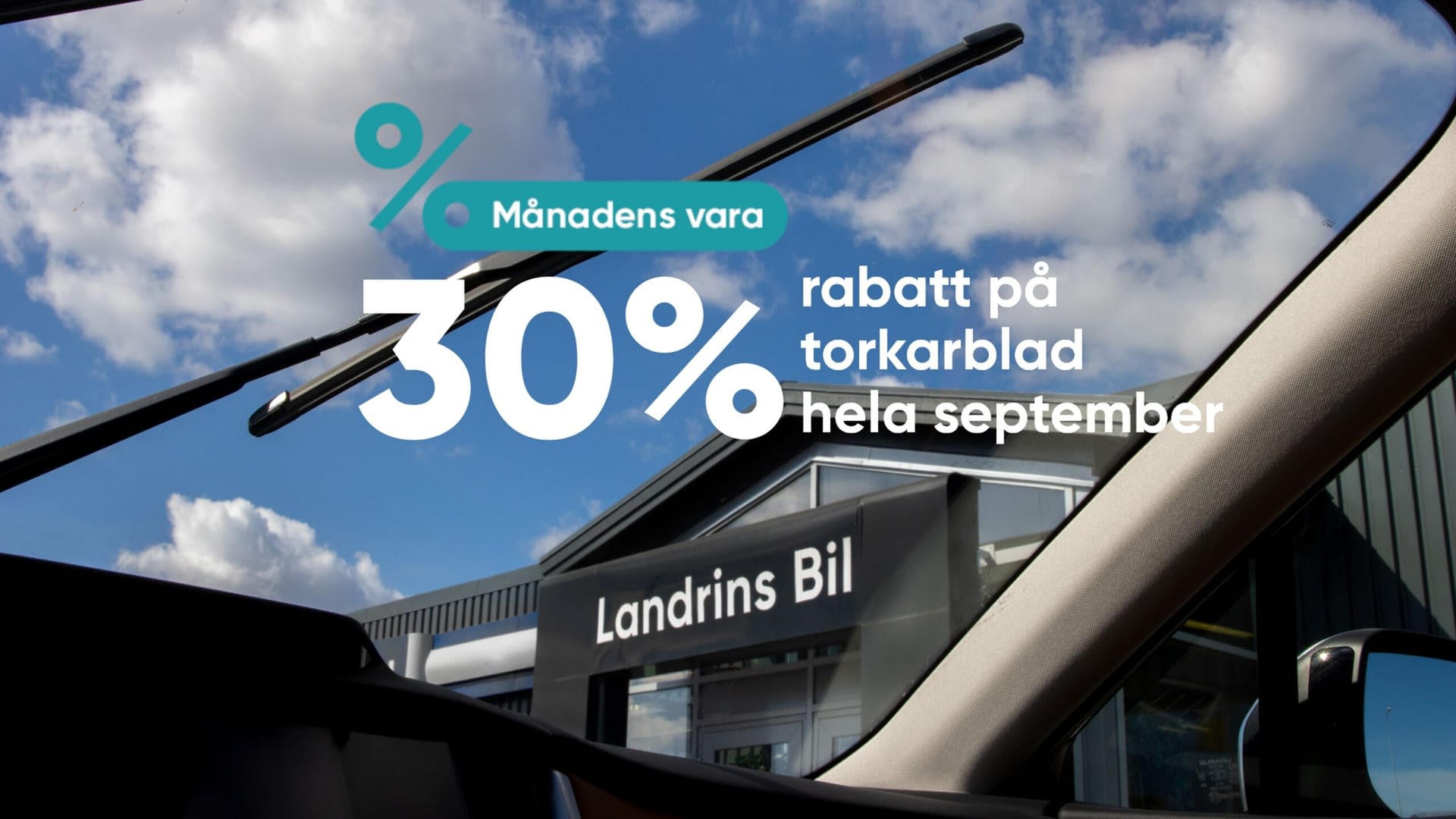 September Torkarblad - Månadens vara - Landrins Bil – 1