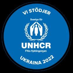 Landrins Bil stödjer UNHCR