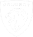 Peugeot Logo Vit