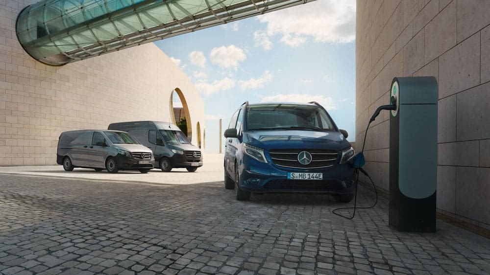 Mercedes-Benz Transportbilar eVans Kampanj
