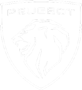 Peugeot Logo Vit