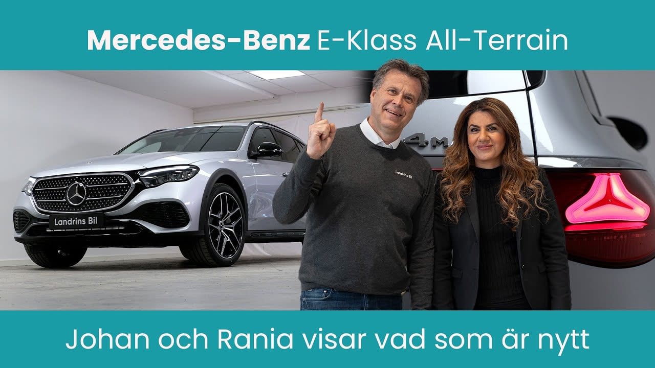 Video E-klass All-Terrain Kombi Mercedes- Benz - Landrins Bil